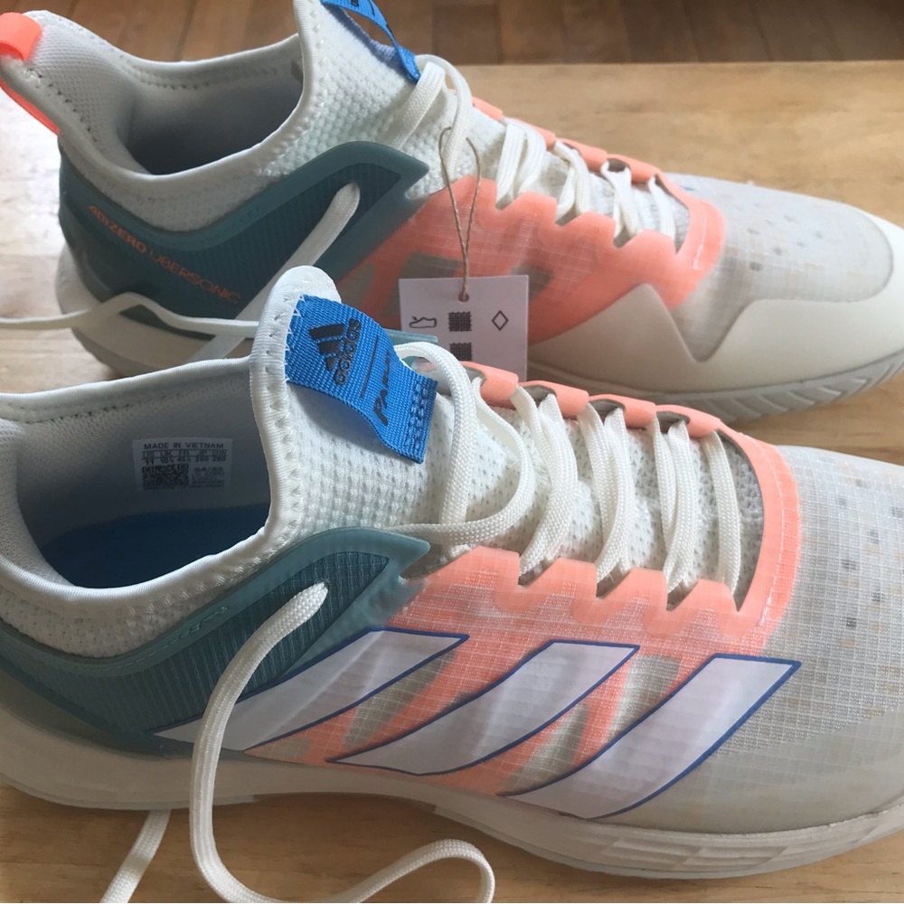 Adizero Adidas Ubersonic 4 Parley Tennis Shoes Size 11